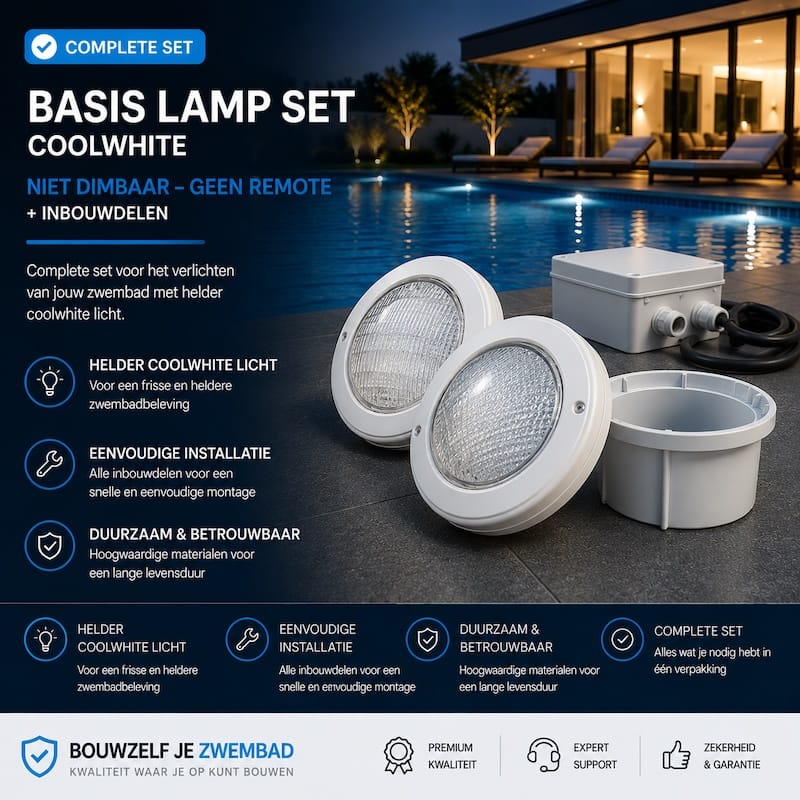 Led lamp set coolwhite