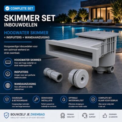 Skimmer pakket grijs wit