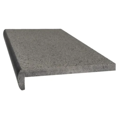 Randtegelset Angkor Dark 60x35x4/2 cm | ronde neus | G654 graniet